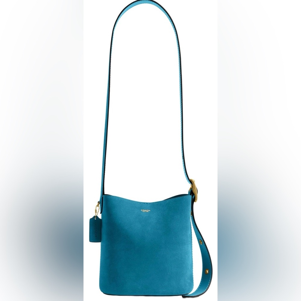 COACH Bleecker Bucket Bag 21 Sea Blue